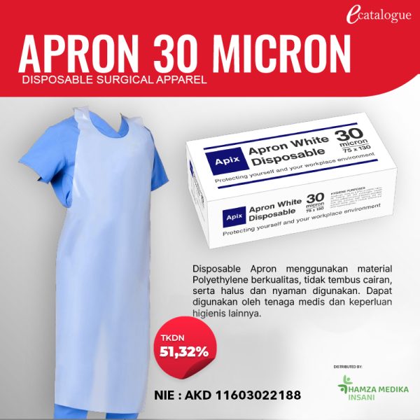 Apron 40 Micron Disposaable Surgical Apparel